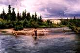 Chasing Grayling As Storm Clouds Approach